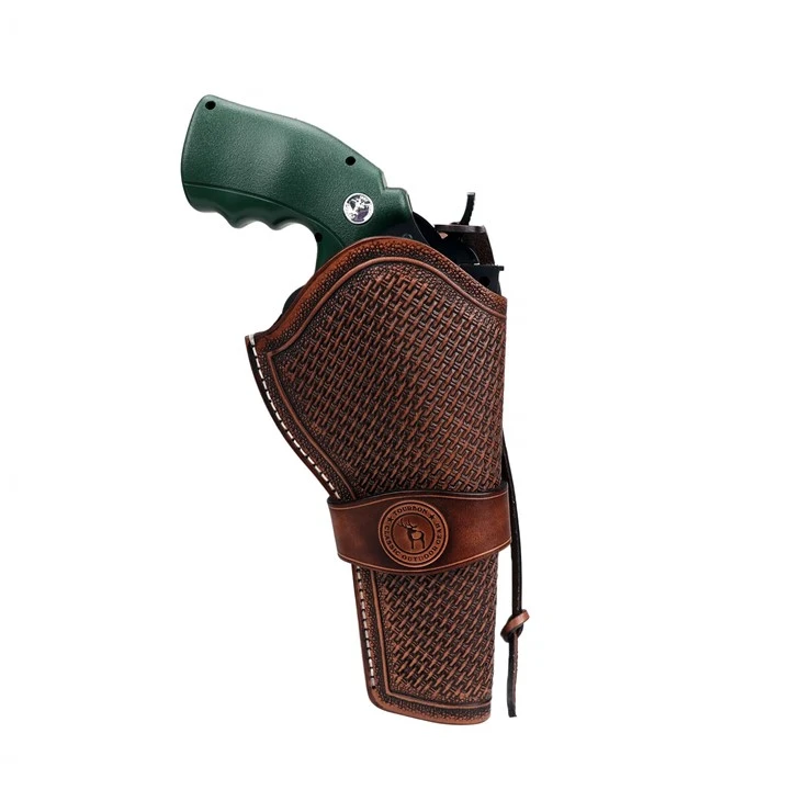 Funda de cuero para pistola, revólver, funda de transporte para pistola
