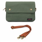 Bolsa para bicicleta de lona Tourbon Manillar