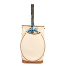 Bolso deportivo de lona y cuero OEM para bádminton de paleta de tenis