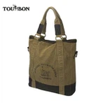 Tourbon Fashion Shoulder Tote Bag Bolso de mano para mujer