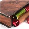Brown Leather Gun Butt Rest Ammo Bullet Storage Waist Bag