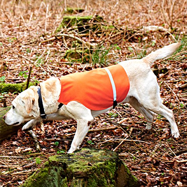 Chaleco Caza Pistola Perro Reflect - Naranja