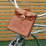 Bolsa de almuerzo térmica con aislamiento para manillar de bicicleta