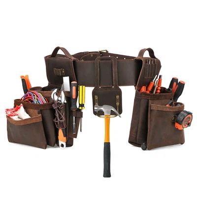 leather tool work pouch hammer holder (5)